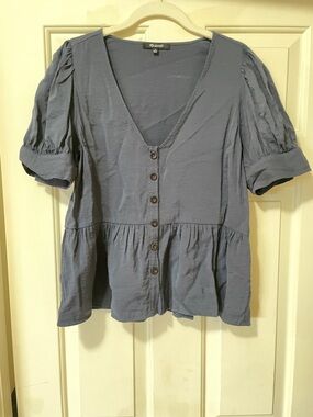 Madewell navy blue size medium top
